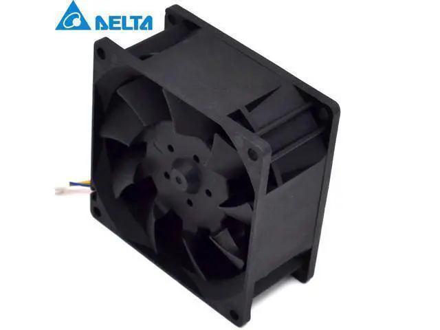 Alt view image 4 of 6 - Delta New 8038 8CM 12V 1.8A violent winds of dual ball fan FFC0812DE 80*80*38mm