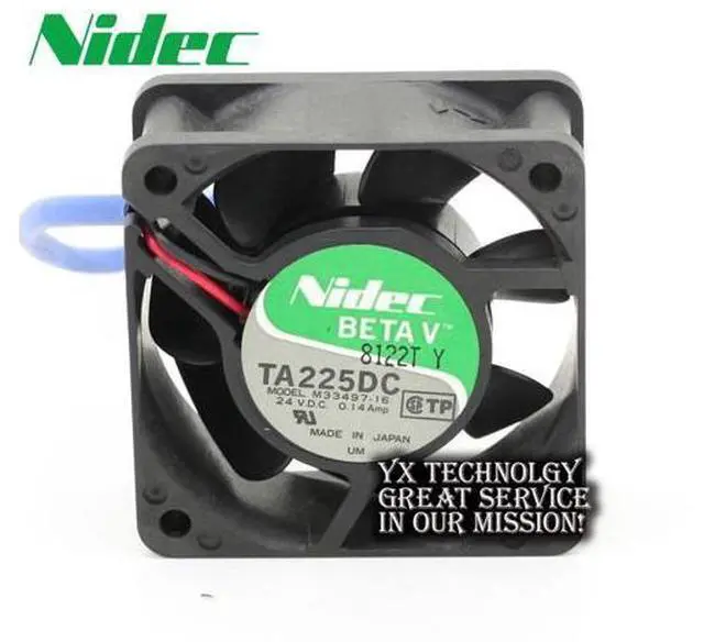 Main image of Nidec Japanese TA225DC M33497-16 6025 24V 0.14A dual ball bearing fan drive NIDEC 60*60*25mm