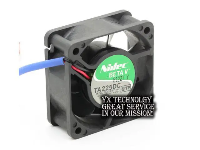 Alt view image 3 of 6 - Nidec Japanese TA225DC M33497-16 6025 24V 0.14A dual ball bearing fan drive NIDEC 60*60*25mm
