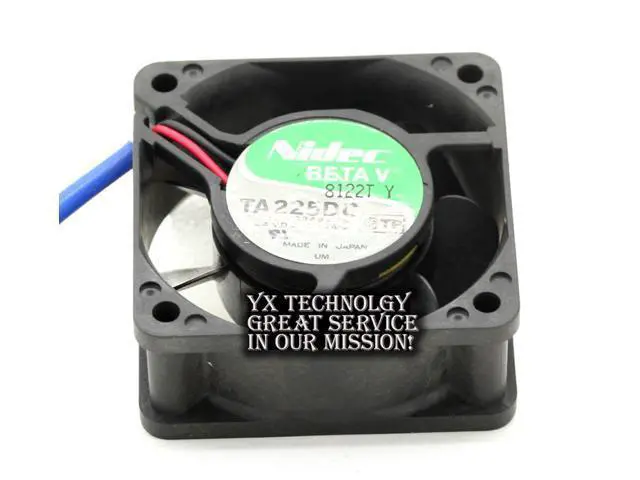 Alt view image 5 of 6 - Nidec Japanese TA225DC M33497-16 6025 24V 0.14A dual ball bearing fan drive NIDEC 60*60*25mm