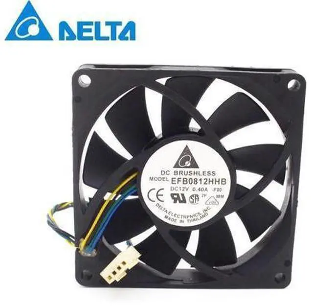 Main image of 1pcs EFB0812HHB 8015 8cm 80*80*15 12V 0.40A PWM speed adjustable fan