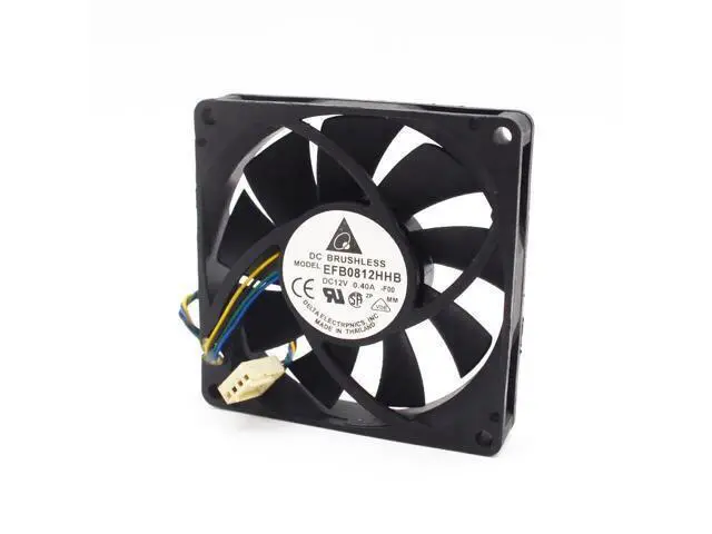 Alt view image 4 of 5 - 1pcs EFB0812HHB 8015 8cm 80*80*15 12V 0.40A PWM speed adjustable fan