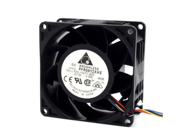 Alt view image 3 of 6 - 1pcs Original 8038 dc12v 8cm super car booster violent fan 4.9A PFR0812XHE 13000 for Delta 80*80*38mm
