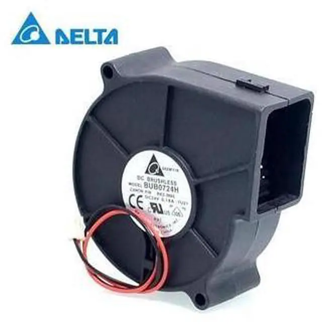 Alt view image 2 of 6 - Delta New 7530 centrifugal turbo blower fan 24V 0.18A projector BUB0724H for 75*75*30mm