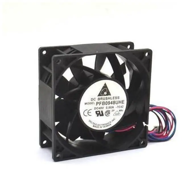 Main image of 90*90*38mm 3-wire PFB0948UHE 9038 48V 0.8A wire wind inverter fan for delta