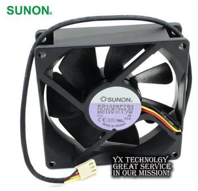 Main image of SUNON 9225 KD1209PTB2 DC12V 1.7W three wire speed fan 9CM 92 * 92 * 25MM