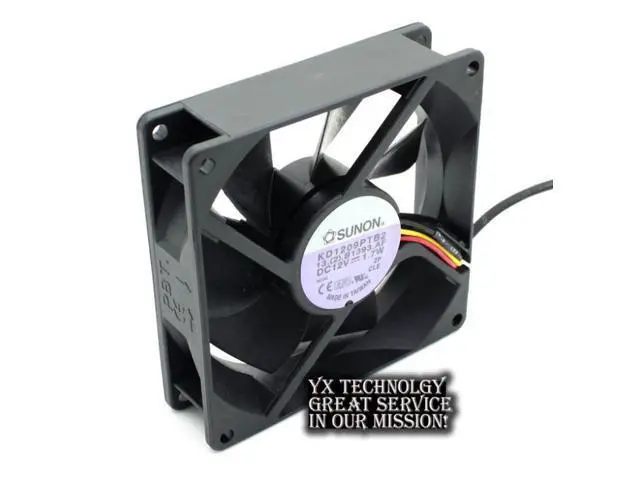 Alt view image 3 of 5 - SUNON 9225 KD1209PTB2 DC12V 1.7W three wire speed fan 9CM 92 * 92 * 25MM