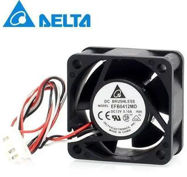 Main image of Delta 40*40*20mm EFB0412MD-ROO 4020 12V 0.10A 3-wire alarm signal fan
