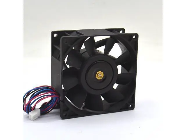 Alt view image 3 of 4 - 90*90*38mm 3-wire PFB0948UHE 9038 48V 0.8A wire wind inverter fan delta