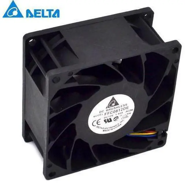 Main image of Delta 8038 8CM 12V 1.8A violent winds of dual ball fan FFC0812DE 80*80*38mm