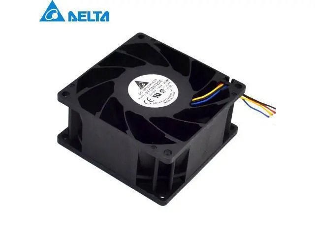 Alt view image 5 of 6 - Delta 8038 8CM 12V 1.8A violent winds of dual ball fan FFC0812DE 80*80*38mm