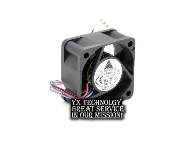 Alt view image 2 of 6 - Delta 4cm EFB0412HD 4020 12V 0.12A three wire fan speed switch 40*40*20mm