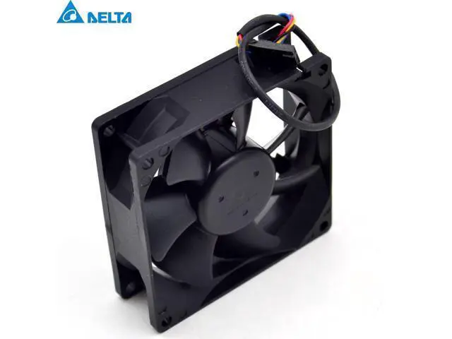 Alt view image 2 of 6 - QFR0812UH 12V 0.87A 8CM 4 fan speed control DELTA 80 * 80 * 25mm