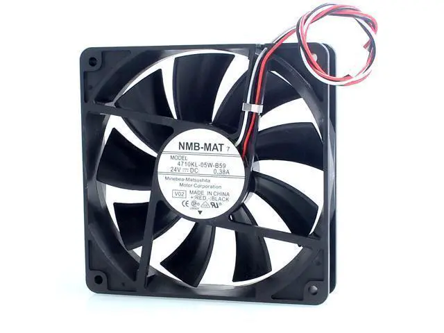 Alt view image 2 of 6 - 4710KL-05W-B59 12025 12CM 24V 0.38A stops to tell police the inverter fan NMB