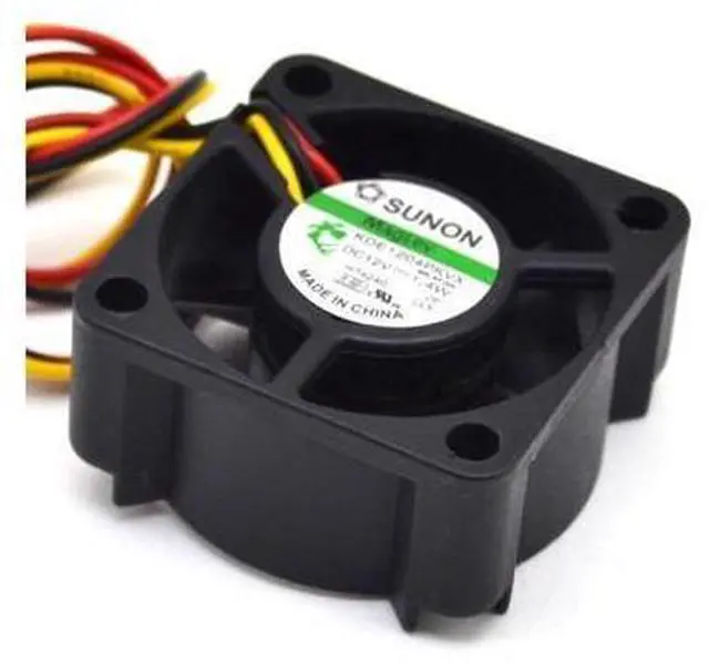Alt view image 5 of 6 - 1pcs new and original 40*40*20mm 3-wire 4020 4 cm silent fan 1.4W KDE1204PKVX