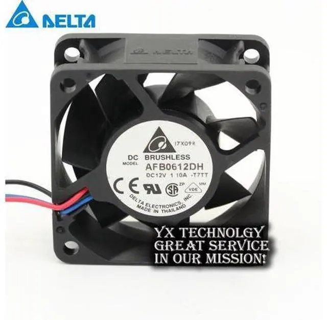Main image of Delta AFB0612DH 6025 60*60*25MM 6cm 12V 1.1A three-speed fan