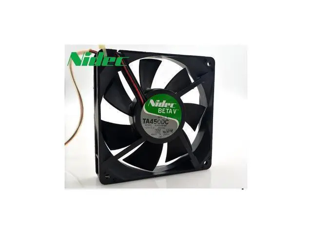 Alt view image 2 of 4 - Nidec New TA450DC A34346-55 ball chassis 120*120*25mm 12CM 12025 12V 0.33A power supply fan