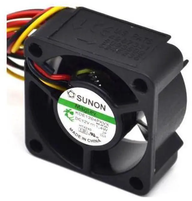 Alt view image 2 of 6 - 1pcs new and original 40*40*20mm 3-wire 4020 4 cm silent fan 1.4W KDE1204PKVX