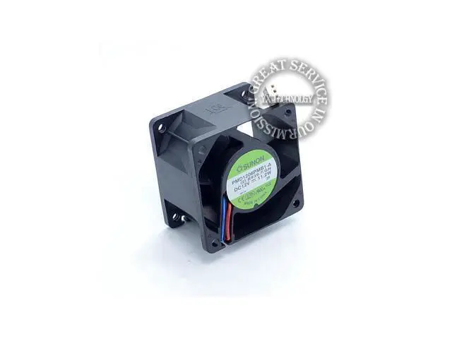 Alt view image 2 of 6 - 6038 winds of 6CM server fan 12V 11.2W PMD1206PMB1-A 606038mm