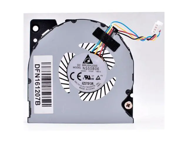Alt view image 3 of 4 - NS55B06-16E15 DC05V 0.53A DFN161022B 4 lines ultra-thin laptop cooling fan