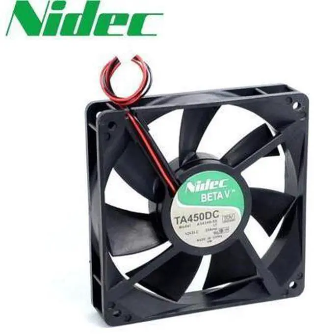Main image of original nidec TA450DC A34344-16 12025 12V 0.30A durable radiator fan