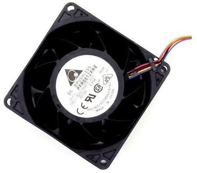 Alt view image 6 of 6 - 1pcs 8038 dc12v 8cm super car booster violent fan 4.9A PFR0812XHE 13000 Delta 80*80*38mm