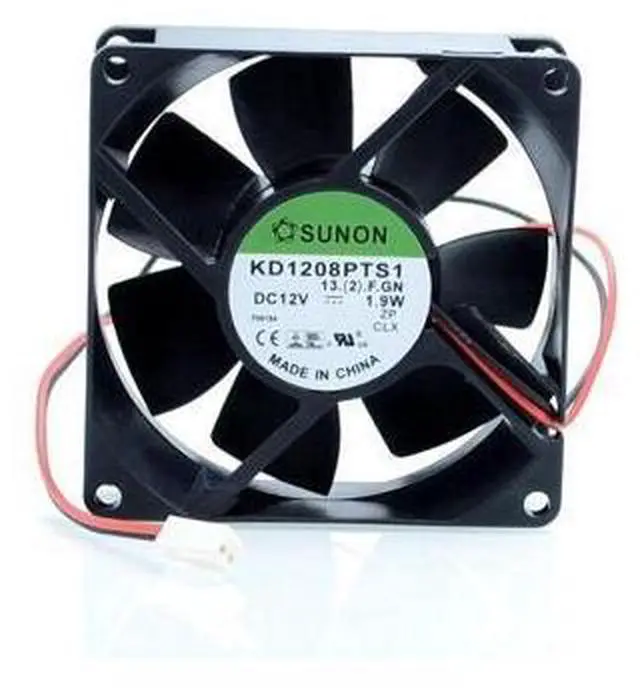 Main image of 1pcs KD1208PTB1-13. (2). GN 8025 8CM 12V 1.9W double ball bearing fan