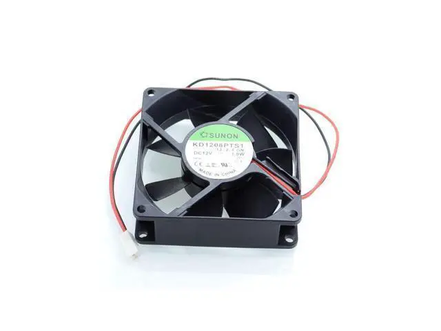 Alt view image 3 of 5 - 1pcs KD1208PTB1-13. (2). GN 8025 8CM 12V 1.9W double ball bearing fan