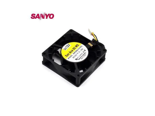 Alt view image 3 of 6 - 8cm 8025 server waterproof fan 9WS0812H401 12V 0.16A 80*80*5CM