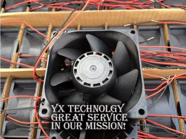Alt view image 2 of 2 - 8038 8cm 9G0812G102 12V 1.1A dual ball bearing fan speed 80*80*38mm