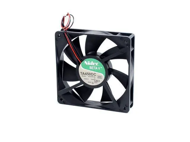 Alt view image 2 of 6 - original nidec TA450DC A34344-16 12025 12V 0.30A durable radiator fan