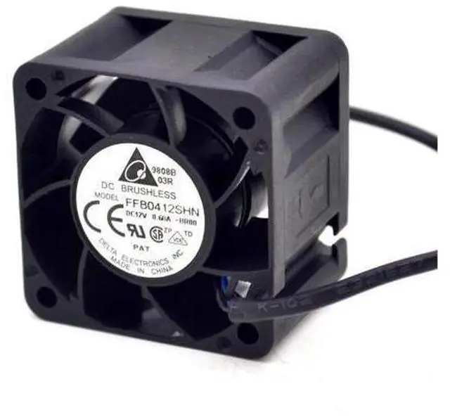 Alt view image 2 of 6 - 1pcs Original new FFB0412SHN-ROO 4cm 4028 0.6A fan speed stall alarm servers for 40*40*28mm