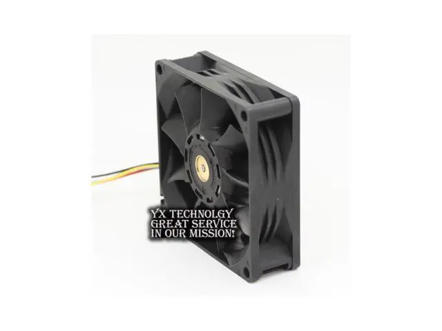 Alt view image 4 of 6 - New 9GV0812P4J04 8025 12V 0.47A double ball-4-wire radiator fan air volume for 80*80*25mm