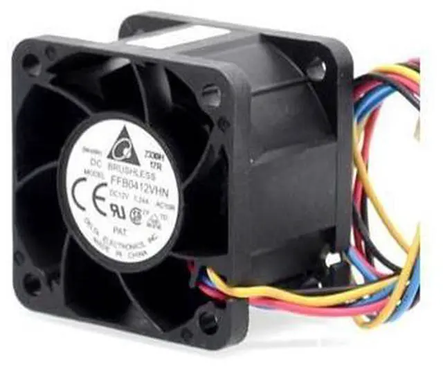 Alt view image 2 of 6 - 1pcs New FFB0412VHN-4E73R 4028 4cm 12V 0.24A three line fan for 40*40*28mm
