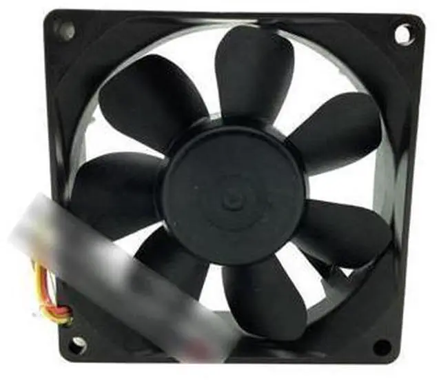 Alt view image 2 of 2 - New 8025 8CM chassis fan 12V 0.38A 9A0812EG401 double ball 80*80*25mm