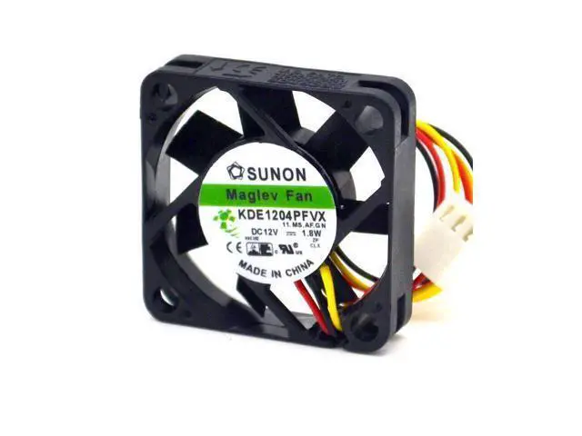 Alt view image 2 of 4 - 1ocs 40*40*10 12V 1.8W KDE1204PFVX 4010 12v 3-wire fan