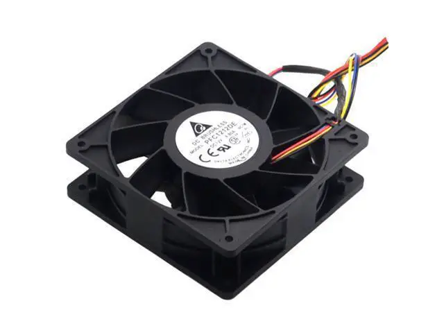 Alt view image 5 of 6 - 2pcs 12038 12CM high speed fan 12V 4.8A PFC1212DE violence 120*120*38mm