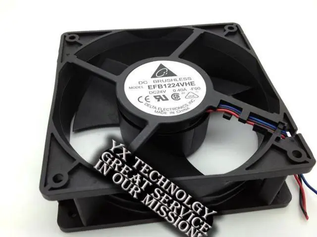 Alt view image 3 of 4 - 12038 pairs of the inverter ball 12cm fan speed 24V 0.4A EFB1224VHE 120*120*38mm
