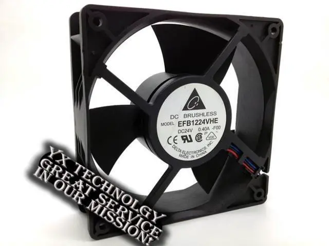 Alt view image 2 of 4 - 12038 pairs of the inverter ball 12cm fan speed 24V 0.4A EFB1224VHE 120*120*38mm