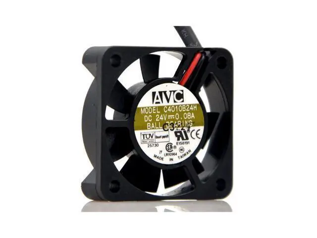 Alt view image 3 of 5 - AVC C4010B24H 24V 0.08A 4CM 4010 2lines Double Ball Printer Inverter Fan
