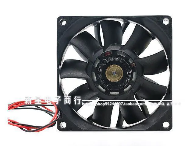 Alt view image 3 of 6 - 9GV0812P4J04 8025 12V 0.47A double ball-4-wire radiator fan air volume 80*80*25mm