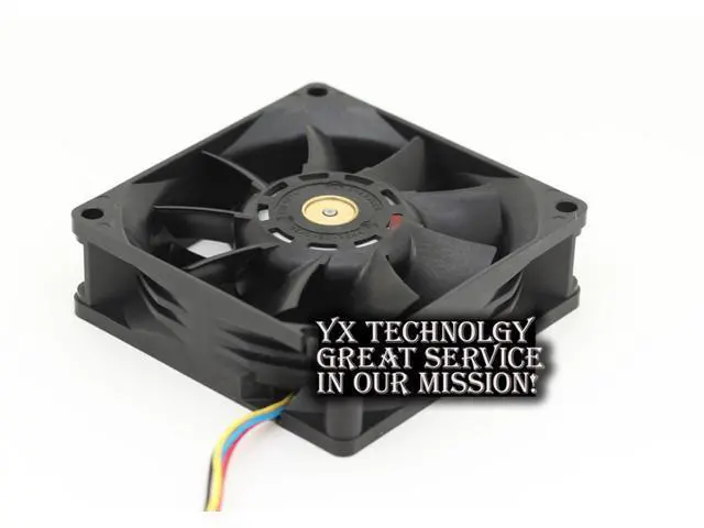 Alt view image 6 of 6 - 9GV0812P4J04 8025 12V 0.47A double ball-4-wire radiator fan air volume 80*80*25mm