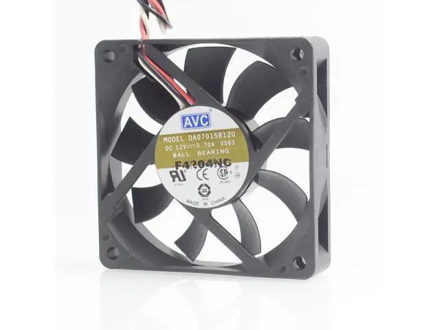 Alt view image 2 of 6 - New 7CM CPU fan winds of 7015 0.7A DC12V DE07015R12U 70*70*15mm