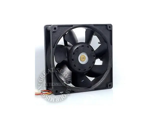 Alt view image 4 of 6 - New 12738 chassis winds of fan 12V 0.82A 109P1312H103 127*127*38mm