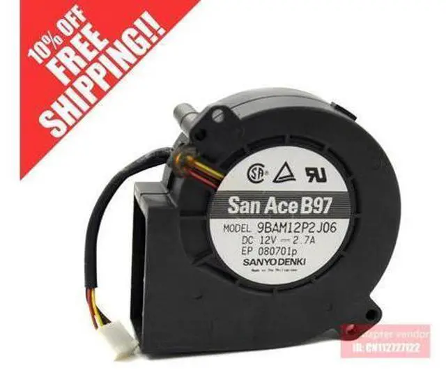 Main image of Japan 9733 12V 2.7A FOR HP servers large amount of wind turbine exhaust fan 9BAM12P2J06