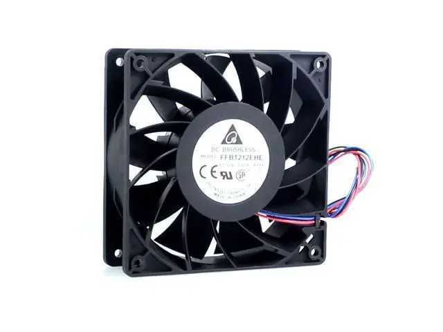Alt view image 2 of 6 - Fan 12CM best FFB1212EHE 120x120x38mm super large volume 3A violence 200CFM 3 lines