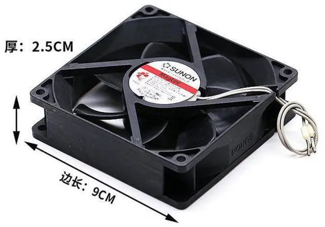 Alt view image 3 of 3 - 1pcs 9CM MA1092-HVL GN Coolingfan 9225 115V 3.6W AC axial flow cabinet fan