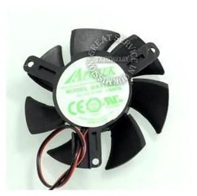 Main image of video card fanNew GA51S2L 12V 0.13A Blade diameter 47mm Pitch 39 * 39 * 39mm Graphics card fan