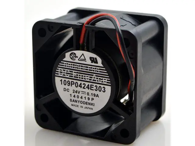 Alt view image 2 of 4 - 1pcs 109P0424E303 4028 4cm 4 cm 24V 0.19A large wind frequency converter fan