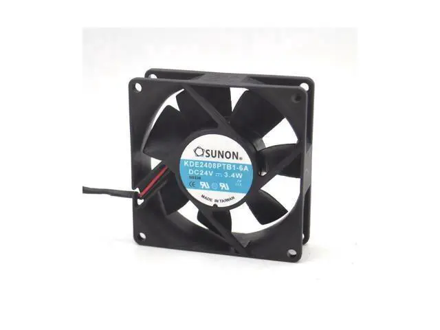 Alt view image 4 of 5 - 1pcs KDE2408PTB1-6A coolingfan DC24V 3.4W 8025 80*80*25 inverter fan
